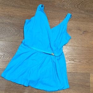 VINTAGE SUN BIRD ONE PIECE BATHING SUIT SIZE 18W... #7746